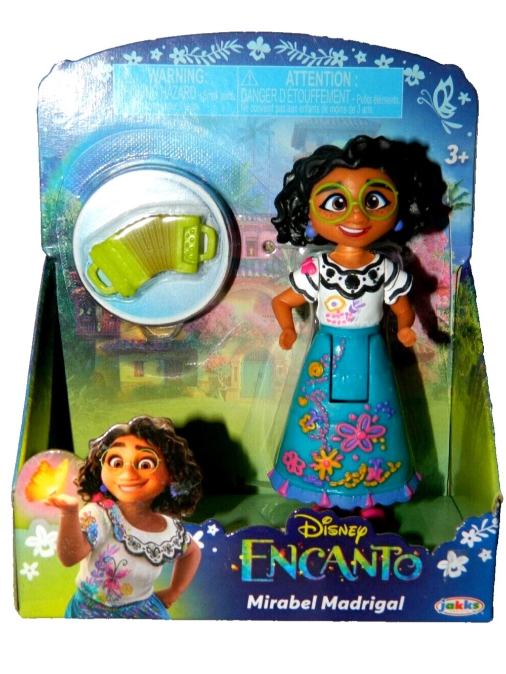 Disney Encanto Mirabel Madrigal 3" Mini Doll, Includes Accessory Ages 3+ New
